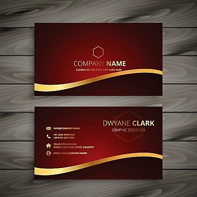 EPS 해외이미지 일러스트 비즈니스 명함 사람없음 빨간색 브랜딩 가로명함 해외일러스트 컬러 파일형식 벡터