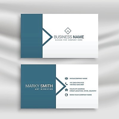 EPS 해외이미지 일러스트 비즈니스 명함 사람없음 청록색 브랜딩 가로명함 해외일러스트 컬러 파일형식 벡터