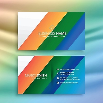 EPS 해외이미지 일러스트 비즈니스 명함 사람없음 브랜딩 가로명함 해외일러스트 파일형식 벡터