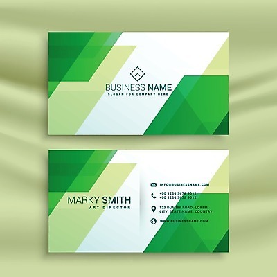 EPS 해외이미지 일러스트 비즈니스 명함 사람없음 초록색 브랜딩 가로명함 해외일러스트 컬러 파일형식 벡터