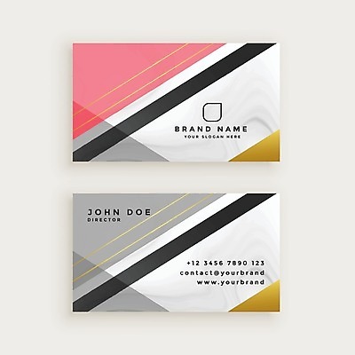 EPS 해외이미지 일러스트 비즈니스 명함 사람없음 브랜딩 가로명함 해외일러스트 파일형식 벡터