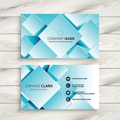 EPS 해외이미지 하늘색 일러스트 비즈니스 명함 사람없음 브랜딩 가로명함 해외일러스트 파란색 파일형식 벡터