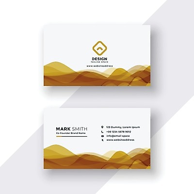 EPS 해외이미지 일러스트 비즈니스 명함 사람없음 갈색 브랜딩 가로명함 해외일러스트 컬러 파일형식 벡터