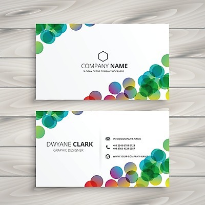 EPS 해외이미지 일러스트 비즈니스 명함 사람없음 컬러풀 브랜딩 가로명함 해외일러스트 컬러 파일형식 벡터