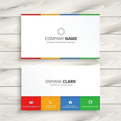 EPS 해외이미지 일러스트 비즈니스 명함 사람없음 브랜딩 가로명함 해외일러스트 파일형식 벡터