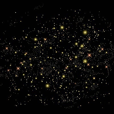 EPS 해외이미지 백그라운드 일러스트 사람없음 반짝임 검은색 금색 화려 더스트파티클 해외일러스트 컬러 컨셉 모션 파일형식 벡터