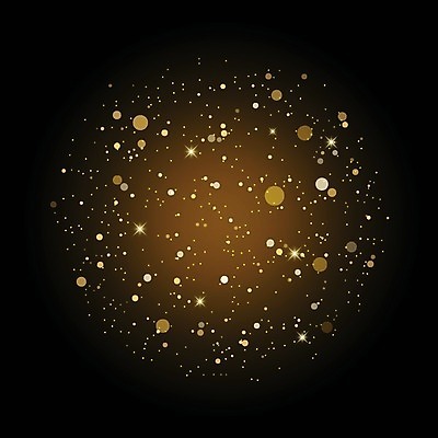 EPS 해외이미지 백그라운드 일러스트 사람없음 반짝임 검은색 금색 화려 더스트파티클 해외일러스트 컬러 컨셉 모션 파일형식 벡터