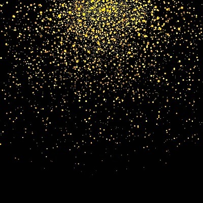 EPS 해외이미지 백그라운드 일러스트 사람없음 반짝임 검은색 금색 화려 더스트파티클 해외일러스트 컬러 컨셉 모션 파일형식 벡터