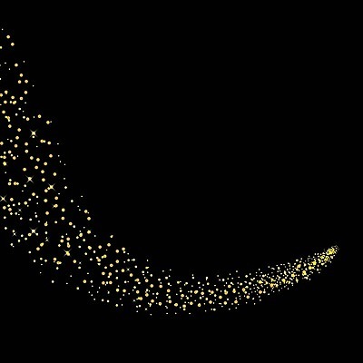 EPS 해외이미지 백그라운드 일러스트 사람없음 반짝임 검은색 금색 화려 더스트파티클 해외일러스트 컬러 컨셉 모션 파일형식 벡터