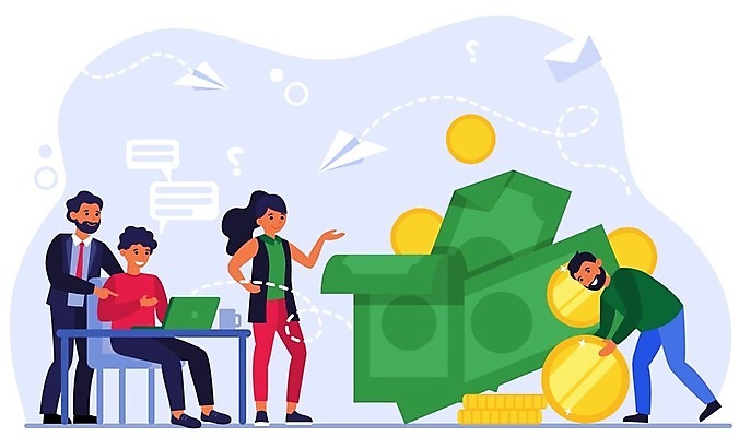 EPS 해외이미지 여자 남자 돈 의자 일러스트 비즈니스 직장 함께함 서기 앉기 여러명 성인 금융 비즈니스라이프 노트북 사무실 잡기 업무 비즈니스맨 비즈니스우먼 종이비행기 이익 수입 성인만 해외일러스트 라이프스타일 가구 다수 컨셉 회사 모션 사람 경제 전자제품 작업 직장인 재산 종이접기 파일형식 벡터