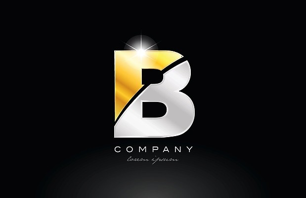 EPS 해외이미지 알파벳 일러스트 비즈니스 타이포그라피 사람없음 검은색 B 심볼 해외202004 해외일러스트 문자 영어 컬러 파일형식 벡터