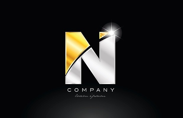 EPS 해외이미지 알파벳 일러스트 비즈니스 타이포그라피 사람없음 검은색 N 심볼 해외202004 해외일러스트 문자 영어 컬러 파일형식 벡터