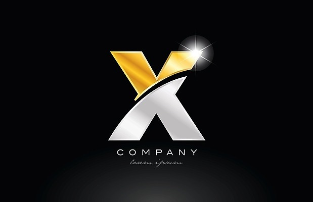 EPS 해외이미지 알파벳 일러스트 비즈니스 타이포그라피 사람없음 검은색 X 심볼 해외202004 해외일러스트 문자 영어 컬러 파일형식 벡터