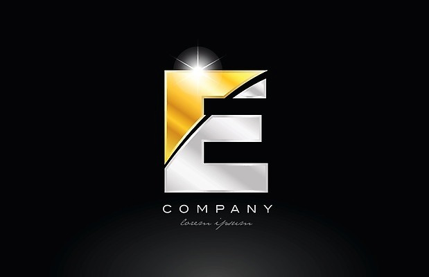 EPS 해외이미지 알파벳 일러스트 비즈니스 타이포그라피 사람없음 검은색 E 심볼 해외202004 해외일러스트 문자 영어 컬러 파일형식 벡터