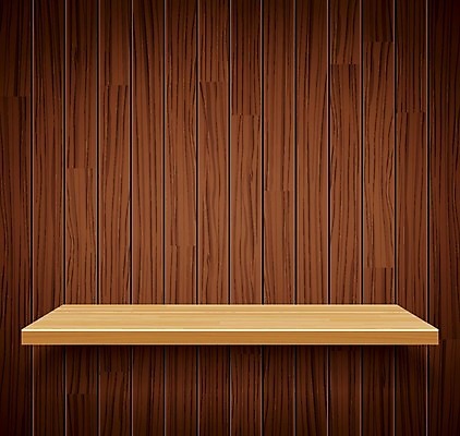 EPS 해외이미지 백그라운드 일러스트 선반 사람없음 목재 갈색 해외202004 해외일러스트 나무 컬러 가구 재료 파일형식 벡터