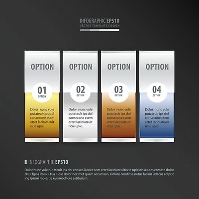 EPS 해외이미지 배너 일러스트 비즈니스 사람없음 세트 사각형 인포그래픽 단계 해외202004 해외일러스트 도형 파일형식 벡터