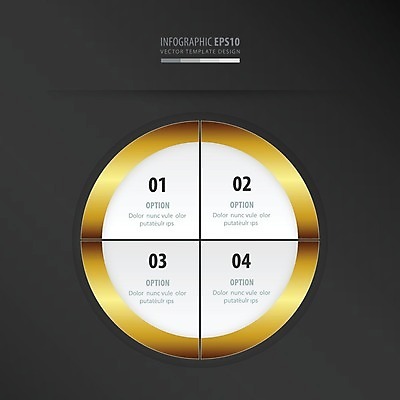 EPS 해외이미지 일러스트 비즈니스 사람없음 세트 인포그래픽 원형 단계 해외202004 해외일러스트 도형 파일형식 벡터