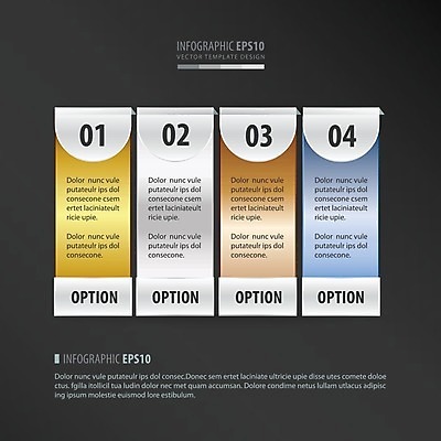 EPS 해외이미지 배너 일러스트 비즈니스 사람없음 세트 사각형 인포그래픽 단계 해외202004 해외일러스트 도형 파일형식 벡터