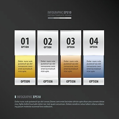 EPS 해외이미지 배너 일러스트 비즈니스 사람없음 세트 사각형 인포그래픽 단계 해외202004 해외일러스트 도형 파일형식 벡터