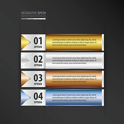 EPS 해외이미지 배너 일러스트 비즈니스 사람없음 세트 사각형 인포그래픽 단계 해외202004 해외일러스트 도형 파일형식 벡터