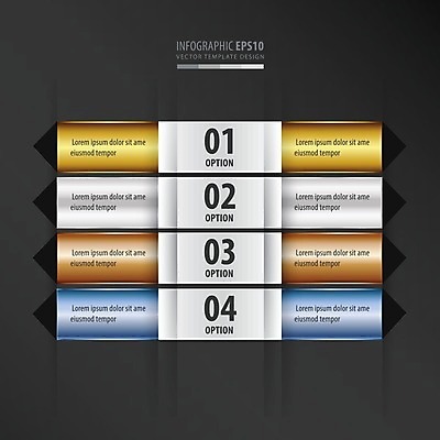 EPS 해외이미지 일러스트 비즈니스 사람없음 세트 사각형 인포그래픽 단계 해외202004 해외일러스트 도형 파일형식 벡터