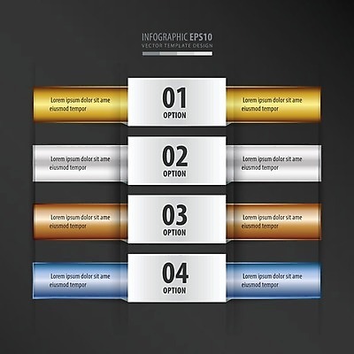 EPS 해외이미지 일러스트 비즈니스 사람없음 세트 사각형 인포그래픽 단계 해외202004 해외일러스트 도형 파일형식 벡터