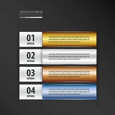 EPS 해외이미지 일러스트 비즈니스 사람없음 세트 사각형 인포그래픽 단계 해외202004 해외일러스트 도형 파일형식 벡터