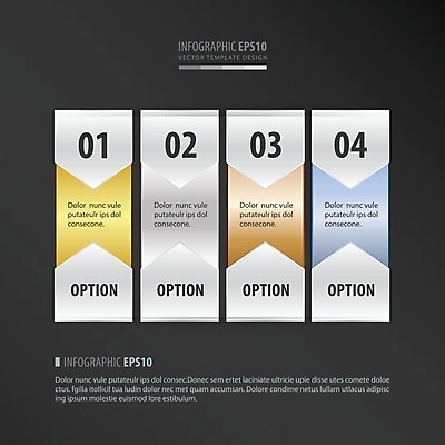 EPS 해외이미지 배너 일러스트 비즈니스 사람없음 세트 사각형 인포그래픽 단계 해외202004 해외일러스트 도형 파일형식 벡터