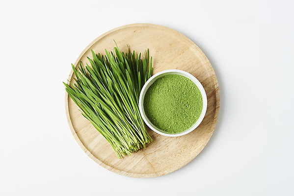 포토 JPG 스튜디오촬영 그릇 실내 사람없음 하이앵글 가루 흰배경 건강식 나무쟁반 밀싹 국내포토 식기 음식 뷰포인트 백그라운드 쟁반 내부 목재 새싹 흰색 파일형식