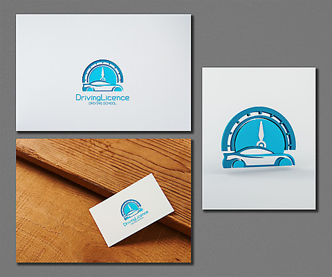 PSD 편집 편집이미지 비즈니스 자동차 명함 사람없음 3D 심볼 디지털합성 나무판자 속도계 운전면허 브랜딩 편집소스 운전학원 이미지편집 편집3D 육상교통 목재 학원 파일형식