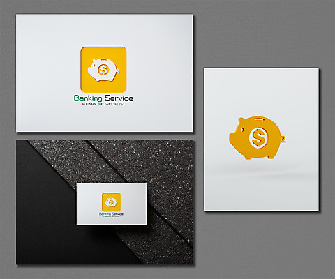 PSD 편집 편집이미지 명함 사람없음 금융 3D 달러 돼지저금통 심볼 디지털합성 은행 브랜딩 편집소스 이미지편집 편집3D 돈 경제 저금통 파일형식