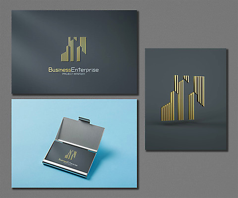 PSD 편집 편집이미지 비즈니스 명함 빌딩 사람없음 3D 검은색 심볼 디지털합성 명함집 브랜딩 편집소스 이미지편집 편집3D 컬러 건물 사무용품 파일형식