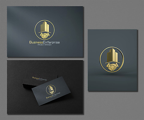 PSD 편집 편집이미지 비즈니스 명함 악수 빌딩 사람없음 3D 검은색 심볼 디지털합성 브랜딩 편집소스 이미지편집 편집3D 컬러 손짓 건물 파일형식