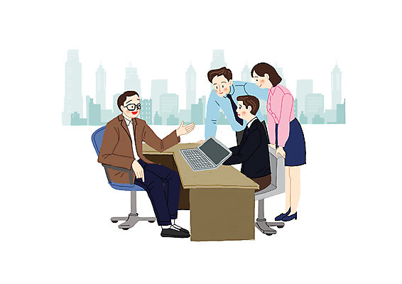 전신 PSD 여자 남자 의자 일러스트 비즈니스 회의 협력 말하기 서기 앉기 여러명 상반신 성인 노트북 사무실 직장인 비즈니스맨 비즈니스우먼 책상 직원 성인만 국내일러스트 직업 가구 다수 모션 사람 전자제품 파일형식