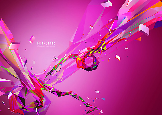 PSD 편집이미지 디자인 추상 사람없음 그래픽 자주색 기하학 폴리곤 지오메트릭 이미지편집 컬러 무늬 파일형식