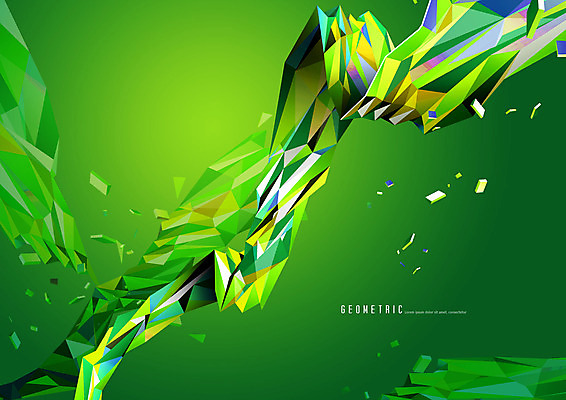 PSD 편집이미지 디자인 추상 사람없음 그래픽 초록색 기하학 폴리곤 지오메트릭 이미지편집 컬러 무늬 파일형식
