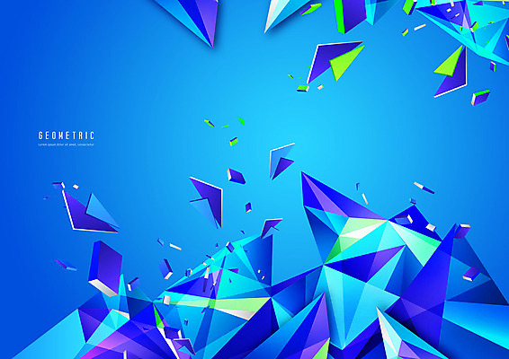 PSD 편집이미지 디자인 추상 사람없음 그래픽 파란색 기하학 폴리곤 지오메트릭 이미지편집 컬러 무늬 파일형식