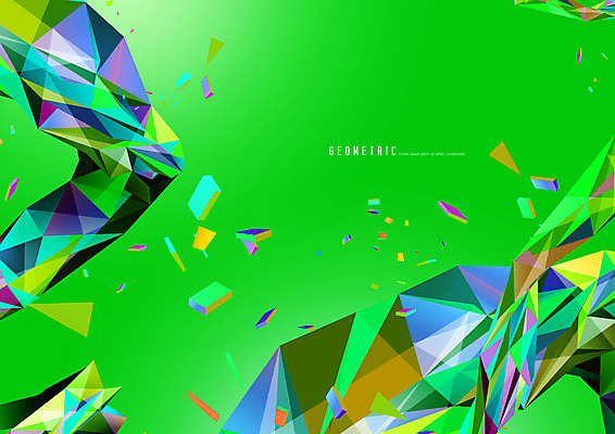 PSD 편집이미지 디자인 추상 사람없음 그래픽 연두색 기하학 폴리곤 지오메트릭 이미지편집 무늬 초록색 파일형식