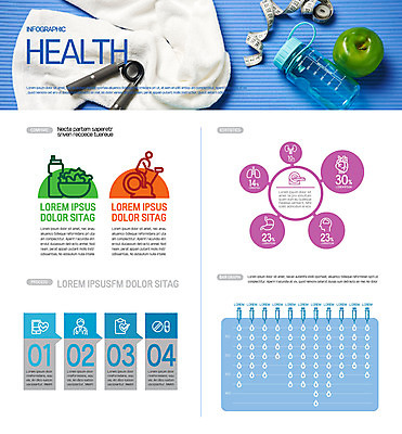 다이어트 일러스트 그래프 사람모양 줄자 건강 수건 운동 건강관리 헬스 인포그래픽 사과 물병 청사과 악력기 국내일러스트 AI파일 모양 과일 자 관리 위생용품 물통 파일형식 벡터