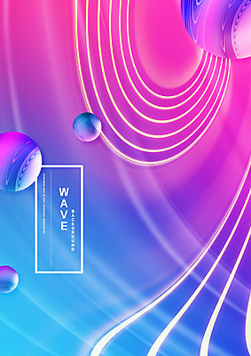 PSD 편집이미지 선 분홍색 백그라운드 타이포그라피 사람없음 원형 웨이브 이미지편집 도형 문자 컬러 파일형식