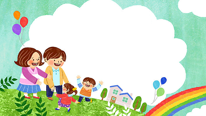 전신 PSD 나무 구름 여자 남자 딸 아들 어린이 무지개 일러스트 가족 하늘 엄마 나뭇잎 주택 함께함 소녀 소년 초원 여러명 성인 만세 아빠 풍선 국내일러스트 자연요소 식물 다수 컨셉 잎 관계 모션 사람 건물 파일형식