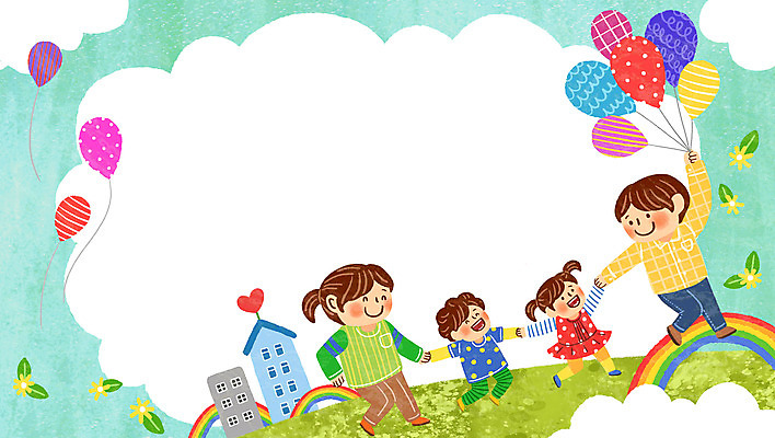 전신 PSD 구름 여자 남자 꽃 딸 아들 어린이 무지개 일러스트 가족 하늘 엄마 함께함 들기 소녀 소년 여러명 성인 건물 달리기 손잡기 아빠 풍선 국내일러스트 자연요소 식물 건축물 다수 컨셉 관계 모션 사람 파일형식