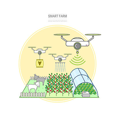 PSD 일러스트 염소 사람없음 농작물 농장 먹이 축사 물주기 신호 하이테크 비닐하우스 드론 자동화 첨단기기 스마트팜 모빌리티 국내일러스트 건축물 교통수단 농업 포유류 모션 기술 기계 축산업 파일형식