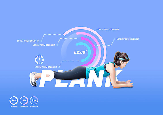 전신 PSD 편집이미지 여자 엎드리기 몸매관리 한명 20대 성인 타이포그라피 파란색 운동복 운동 헬스 한국인 성인여자한명만 플랭크 맨몸운동 이미지편집 문자 1 옷 컬러 다이어트 모션 건강 사람 동양인 청년 여자한명만 성인여자만 파일형식