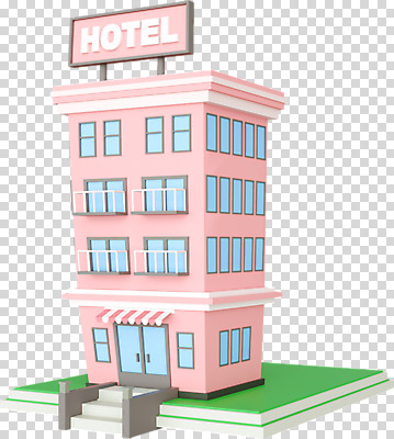 편집이미지 호텔 사람없음 건물 3D소스 3D 디지털합성 PNG 폴리곤 편집소스 건축물 숙소 파일형식