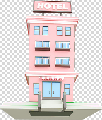 편집이미지 호텔 사람없음 건물 3D소스 3D 디지털합성 PNG 폴리곤 편집소스 건축물 숙소 파일형식