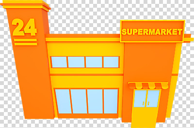 편집이미지 사람없음 건물 3D소스 3D 상점 디지털합성 PNG 슈퍼마켓 폴리곤 편집소스 건축물 파일형식