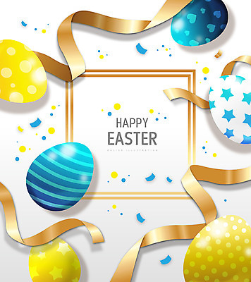 리본 기독교 일러스트 부활절 프레임 타이포그라피 사람없음 흰색 부활절계란 프레임일러스트 국내일러스트 AI파일 문자 기념일 종교 컬러 계란 파일형식 벡터