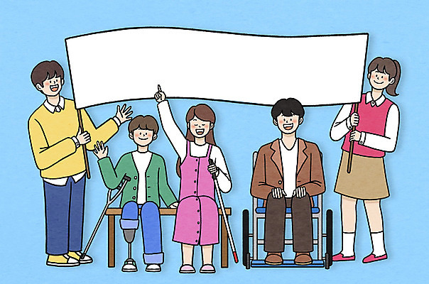 전신 PSD 여자 남자 의자 일러스트 프레임 서기 웃음 들기 앉기 여러명 성인 팻말 가리킴 인사 장애인 휠체어 환영 목발 의족 프레임일러스트 성인만 흰지팡이 국내일러스트 가구 다수 의료기기 모션 지팡이 표정 사람 손짓 예절 장애 파일형식