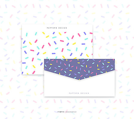 백그라운드 패턴 일러스트 편지봉투 사람없음 패턴백그라운드 흰색 파스텔톤 스프링클 국내일러스트 AI파일 컬러 무늬 봉투 장식 편지 파일형식 벡터